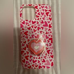 Brand new Casely original Valentine’s IPhone 12 Pro Max case with a pop socket.